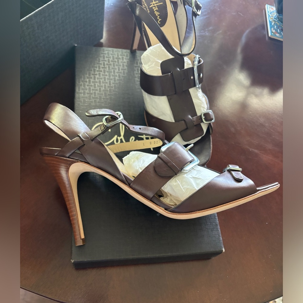 Cole Haan Signature Collection Gia Sandals Size 10 Brown